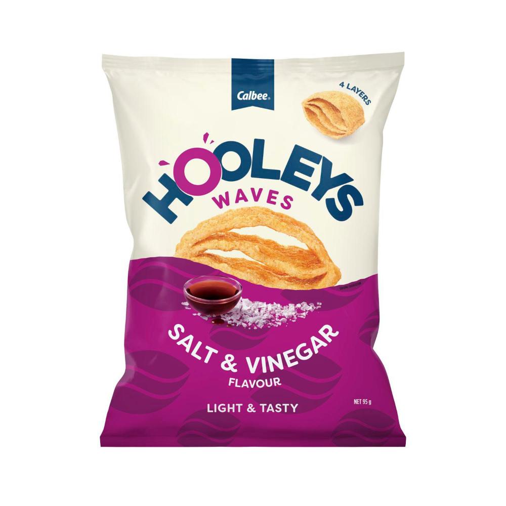 Hooleys Waves Salt & Vinegar - 95g