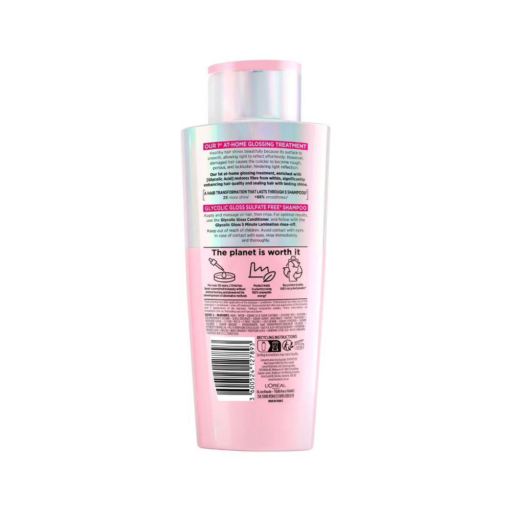 L'Oreal Elvive Glycolic Gloss Shampoo - 200mL