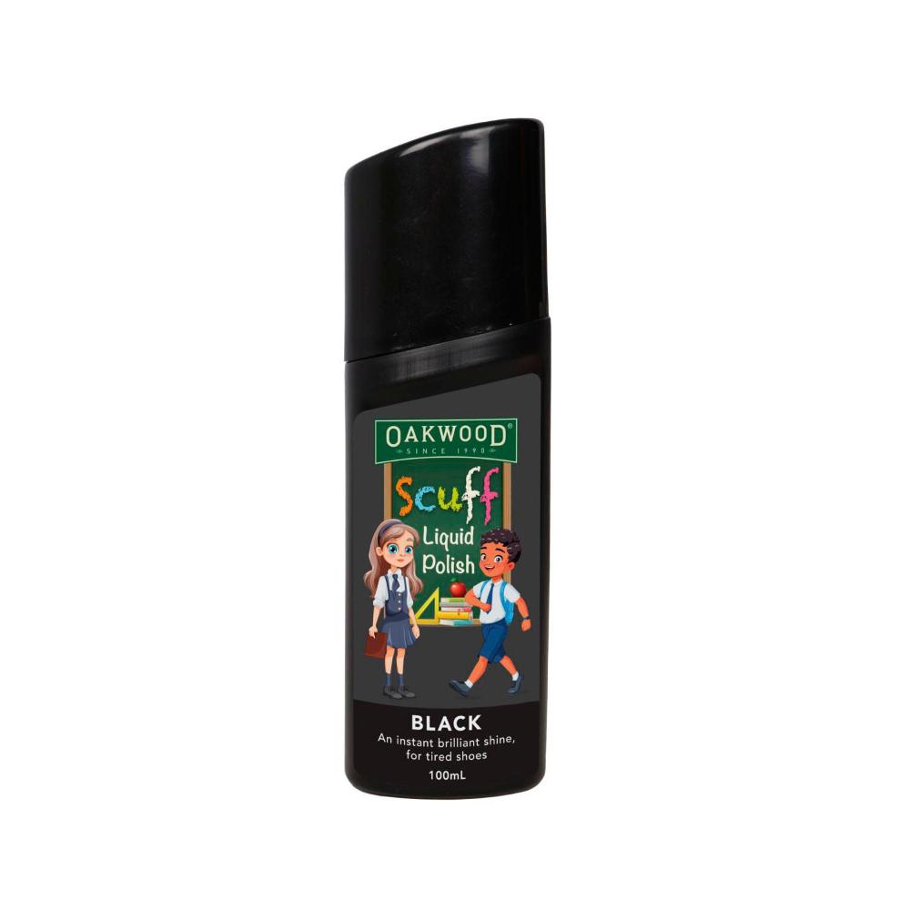 Oakwood Scuff Kids Polish Black - 100mL