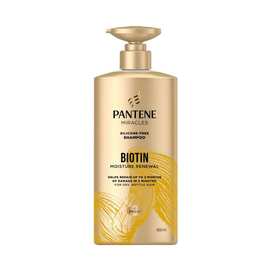 Pantene Miracles Biotin Moisture Renewal Shampoo - 650mL