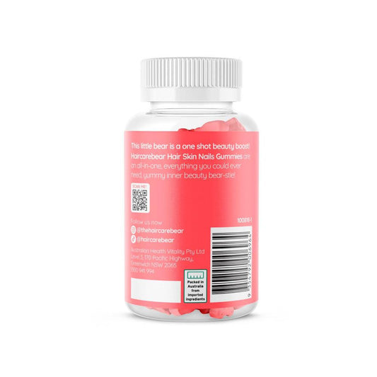 Haircarebear Gummies Hair Skin Nails - 60 pack