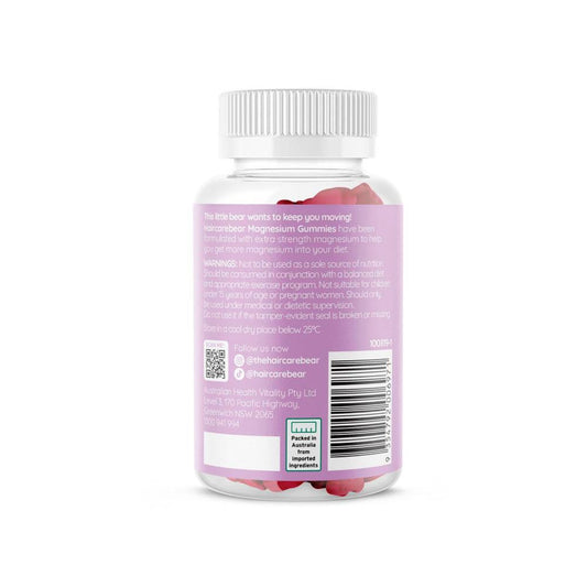 Haircarebear Gummies Extra Strength Magnesium - 60 pack