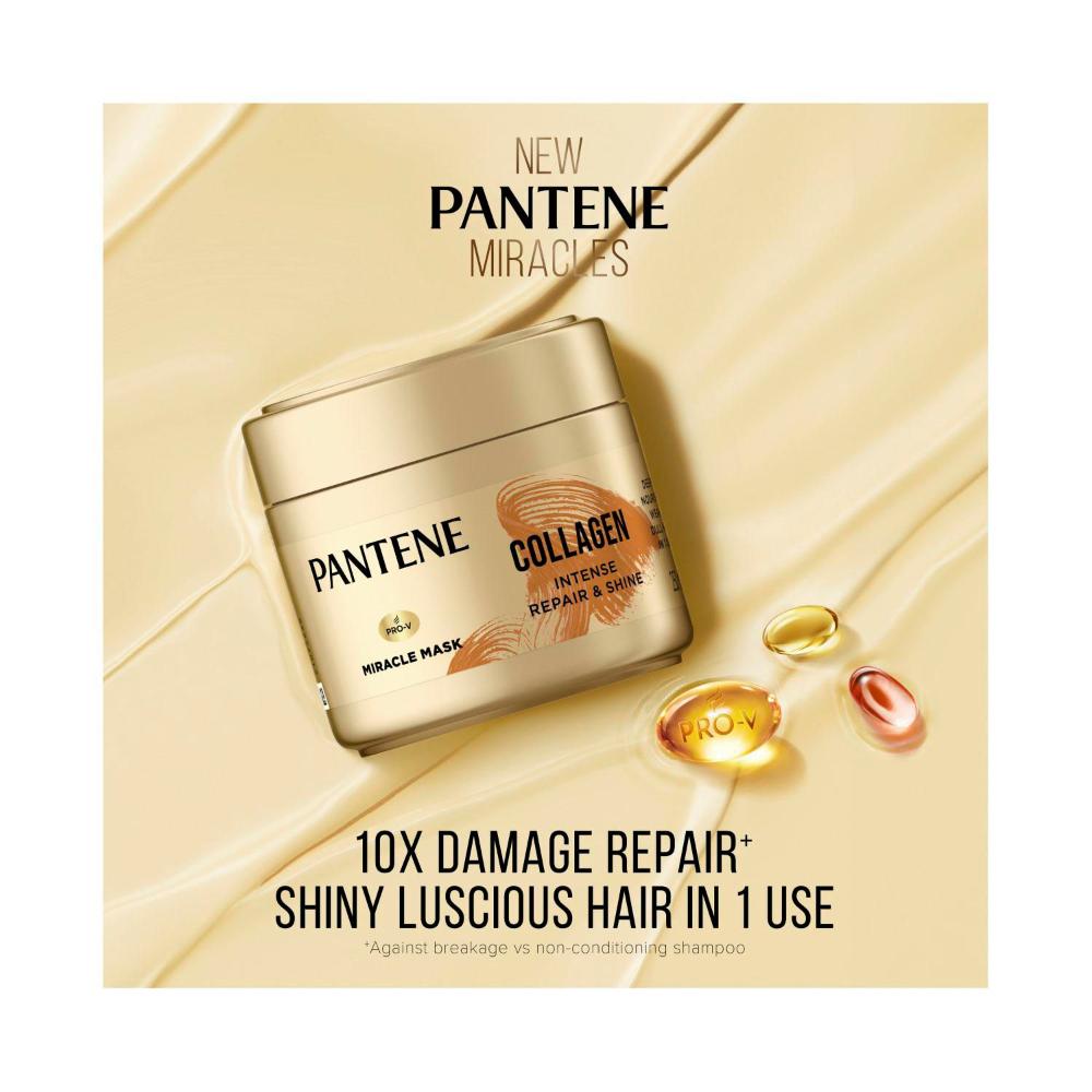 Pantene Collagen Intense Repair & Shine Hair Mask - 250mL
