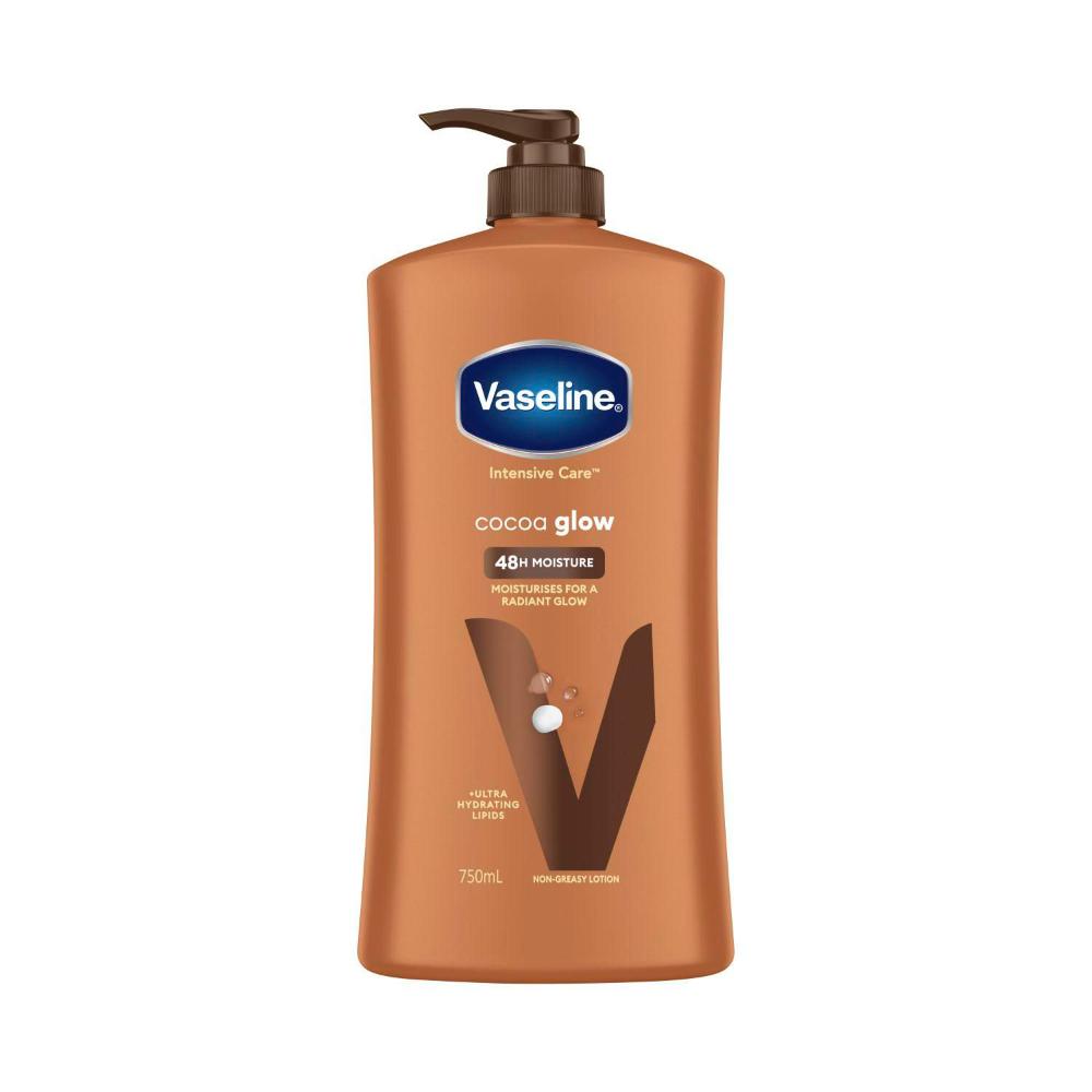 Vaseline Moisturising Body Lotion Intensive Care Cocoa Glow - 750mL