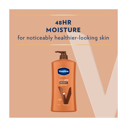 Vaseline Moisturising Body Lotion Intensive Care Cocoa Glow - 750mL