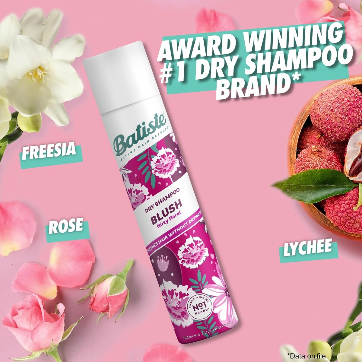 Batiste Blush Dry Shampoo 200mL