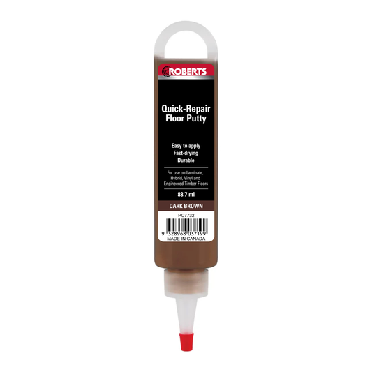 Roberts Quick Repair Floor Putty - 88ml - Dark Brown