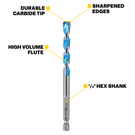 Kango Multi Material Drill Bit - 8mm x 120mm