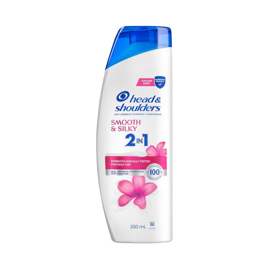 Head & Shoulders Smooth & Silky 2 In 1 Anti-dandruff Shampoo & Conditio ... 350mL