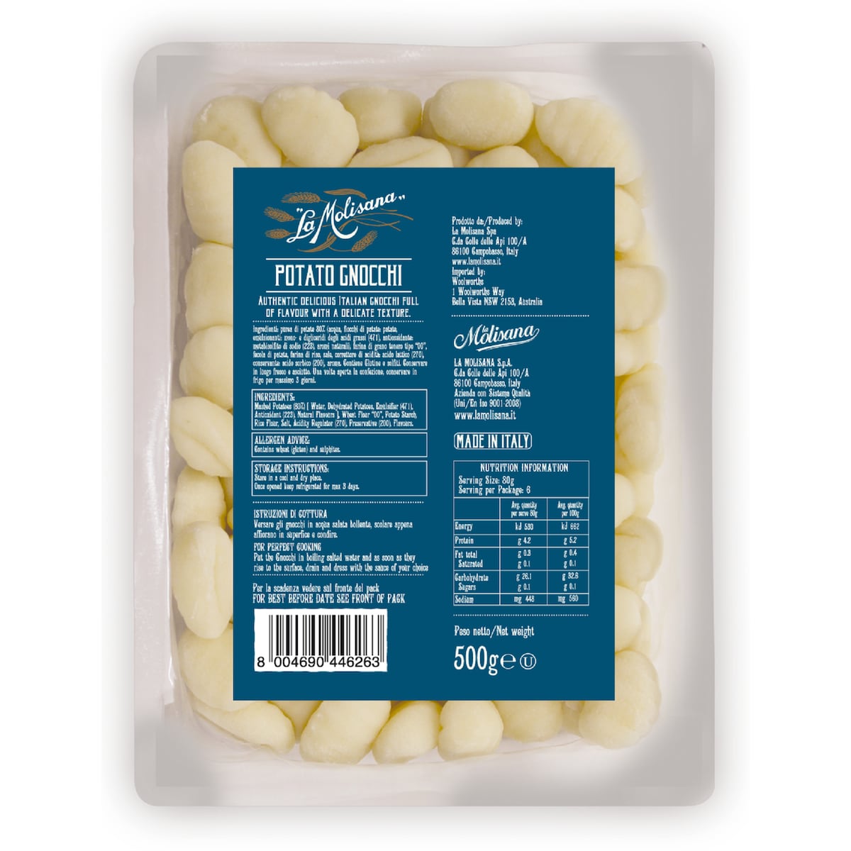 La Molisana Pastificio Extra Di Lusso Potato Gnocchi 500g