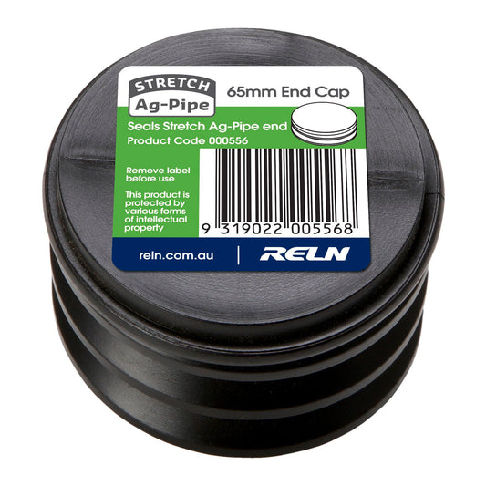 RELN Stretch Ag Pipe End Cap - 65mm