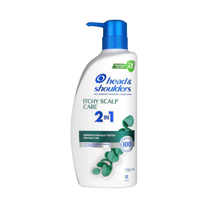 Head & Shoulders Itchy Scalp 2 In 1 Anti-Dandruff Shampoo & Conditioner - 750mL