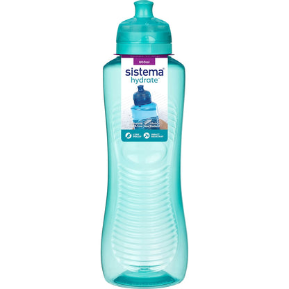 Sistema Hydrate Twist N Sip Bottle Assorted 800ml Each