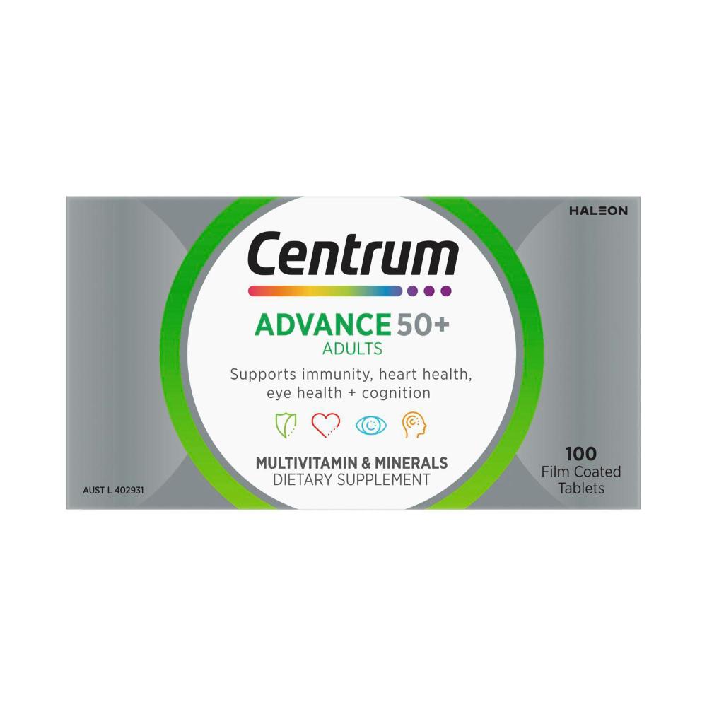Centrum Advance 50+ Multivitamin - 100 Pack