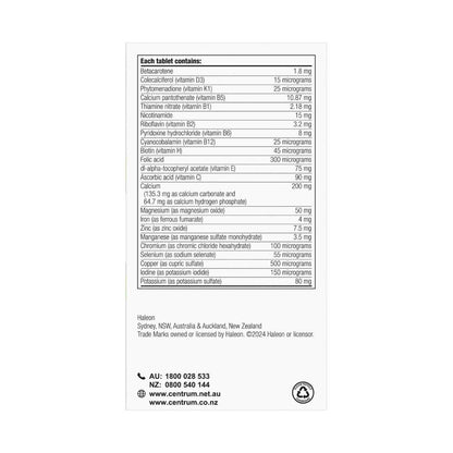 Centrum Advance 50+ Multivitamin - 100 Pack