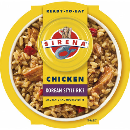 Sirena Chicken Korean Style Rice 190g