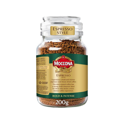 Moccona Espresso Style Bold & Intense Instant Coffee - 200g