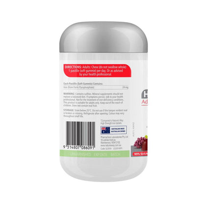Nature's Way High Strength Adult Vita Gummies Iron 24mg - 30 Pack