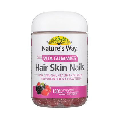 Nature's Way Adult Vita Gummies Hair Skin Nails - 150 Pack