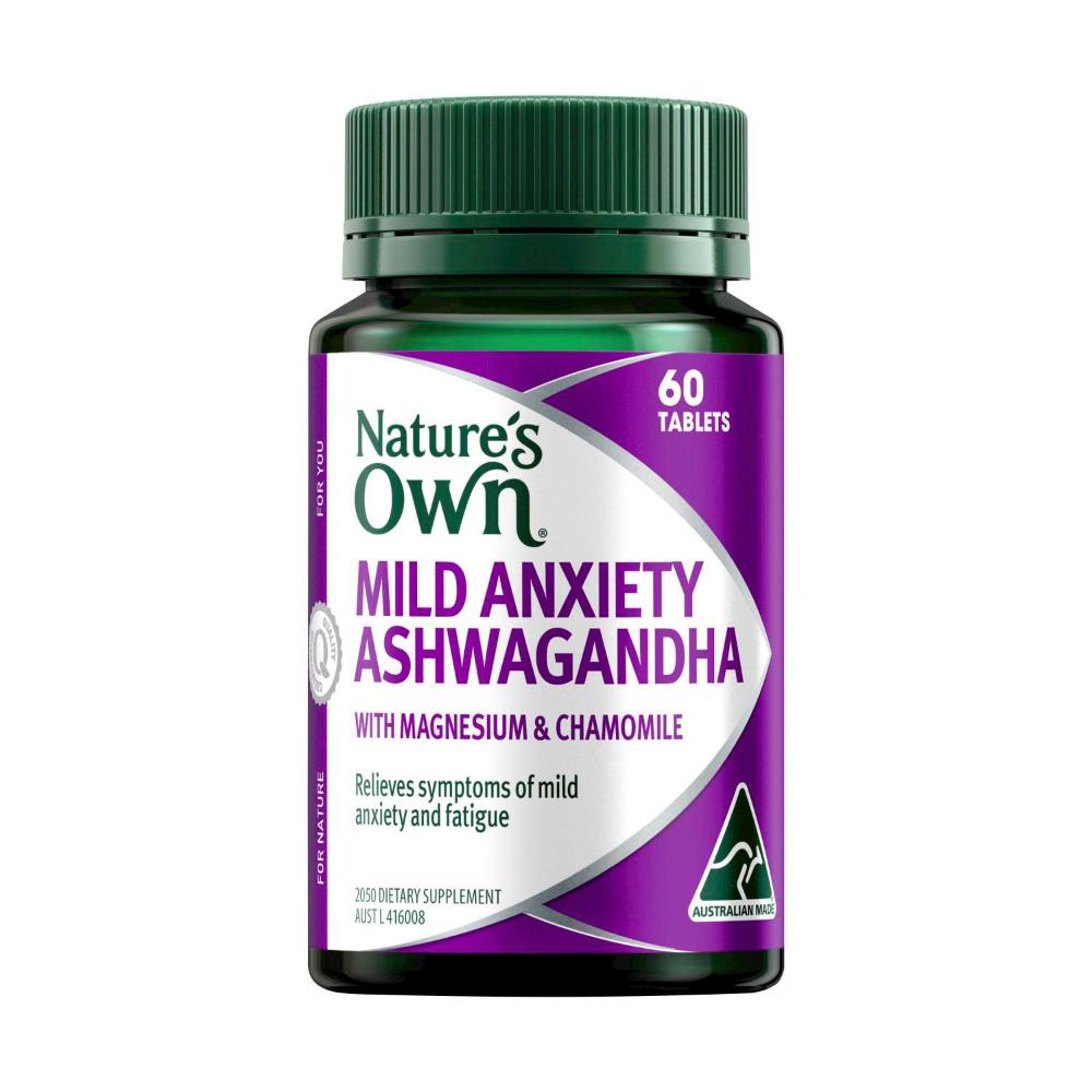 Natures Own Mild Anxiety Ashwagandha - 60 pack