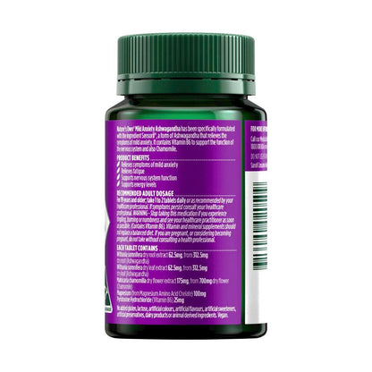 Natures Own Mild Anxiety Ashwagandha - 60 pack