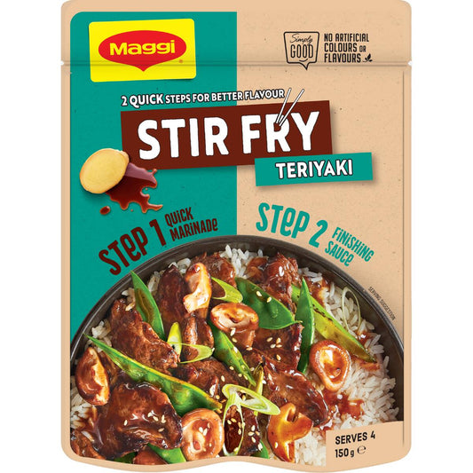Maggi Stir Fry Asian Style Teriyaki Sesame Flavour 150g
