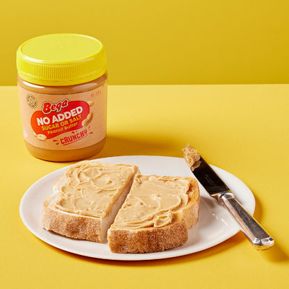 Bega Peanut Butter No Added Sugar Or Salt Crunchy 325g