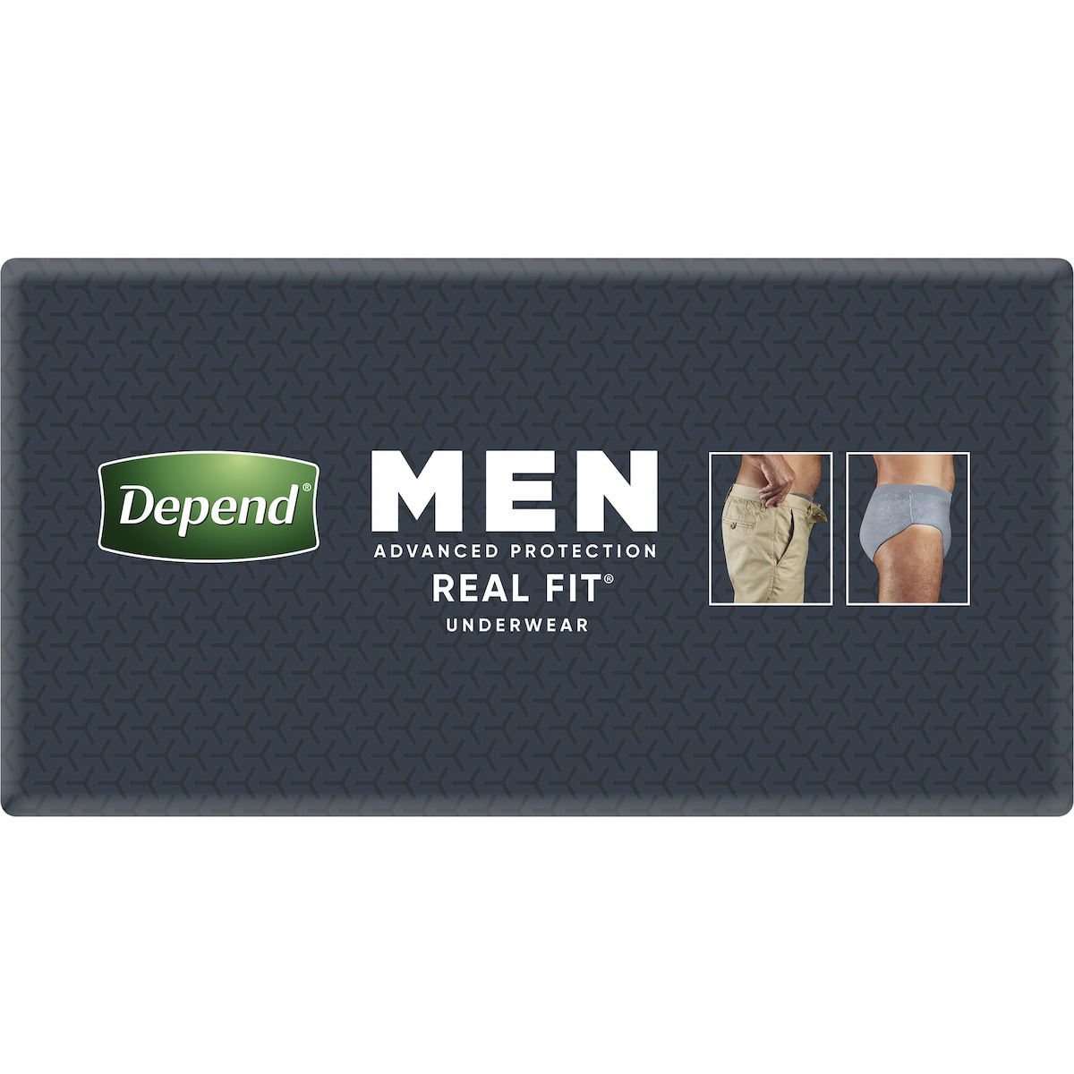 Depend Real Fit For Men Incontinence Underwear Medium 8 Pack