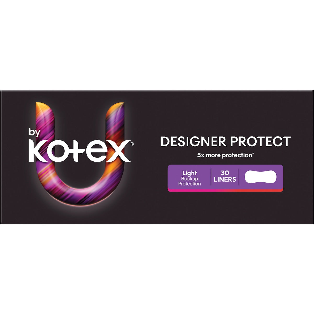 U By Kotex Designer Liners 30 Pack