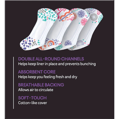 U By Kotex Designer Liners 30 Pack