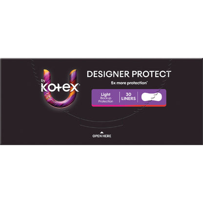 U By Kotex Designer Liners 30 Pack