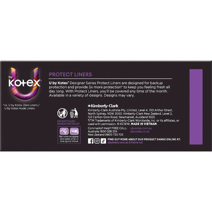 U By Kotex Designer Liners 30 Pack