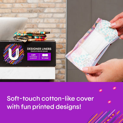 U By Kotex Designer Liners 30 Pack