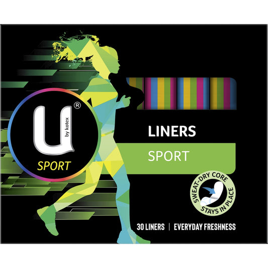 U By Kotex Sport Liners 30 Pack