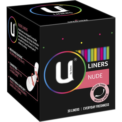 U By Kotex Zero Liners 30 Pack