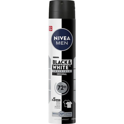 Nivea Men Black & White Original Antiperspirant Deodorant 250ml