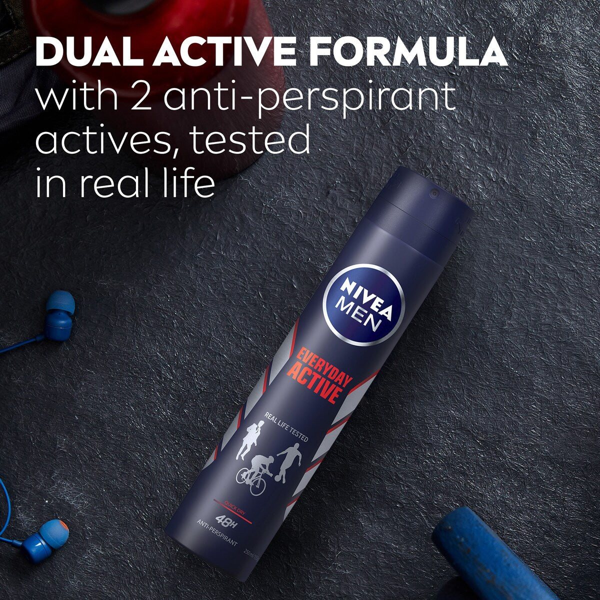 Nivea Men Everyday Active Aerosol Antiperspirant Deodorant 250ml