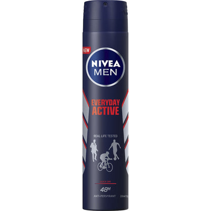 Nivea Men Everyday Active Aerosol Antiperspirant Deodorant 250ml