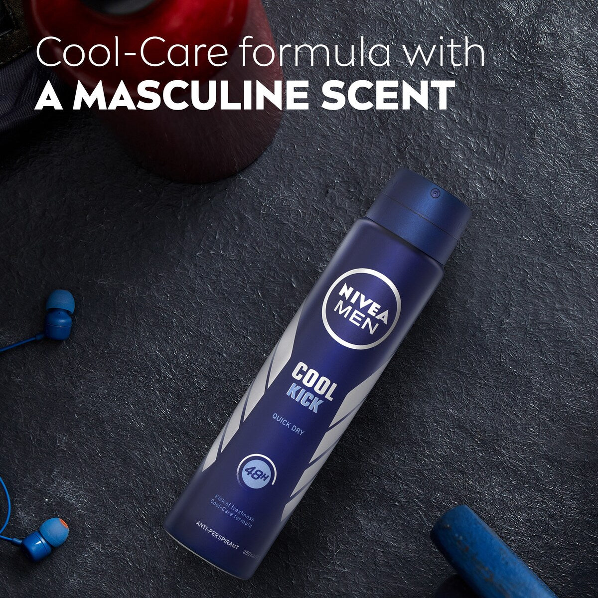 Nivea Men Cool Kick Aerosol Antiperspirant Deodorant 250ml