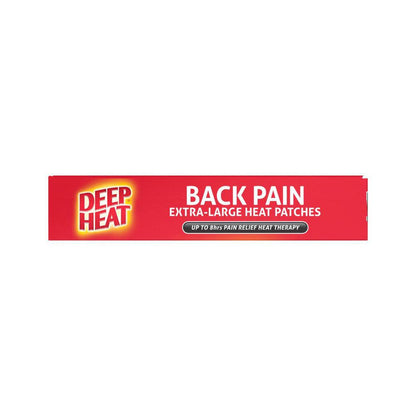 Deep Heat Odourless Back Patches Extra Large - 2 pack