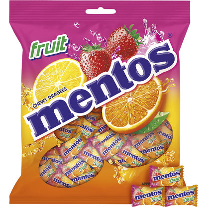 Mentos Single Serve Chewy Fruit 405g