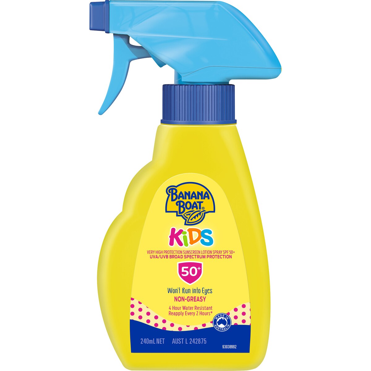 Banana Boat Kids Sunscreen Spray 50+ 240ml