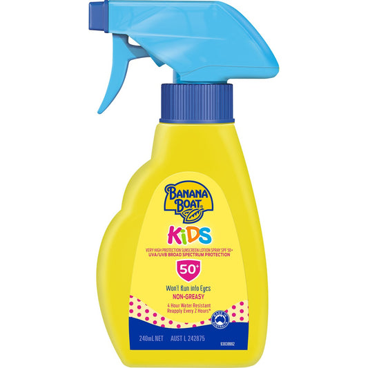 Banana Boat Kids Sunscreen Spray 50+ 240ml