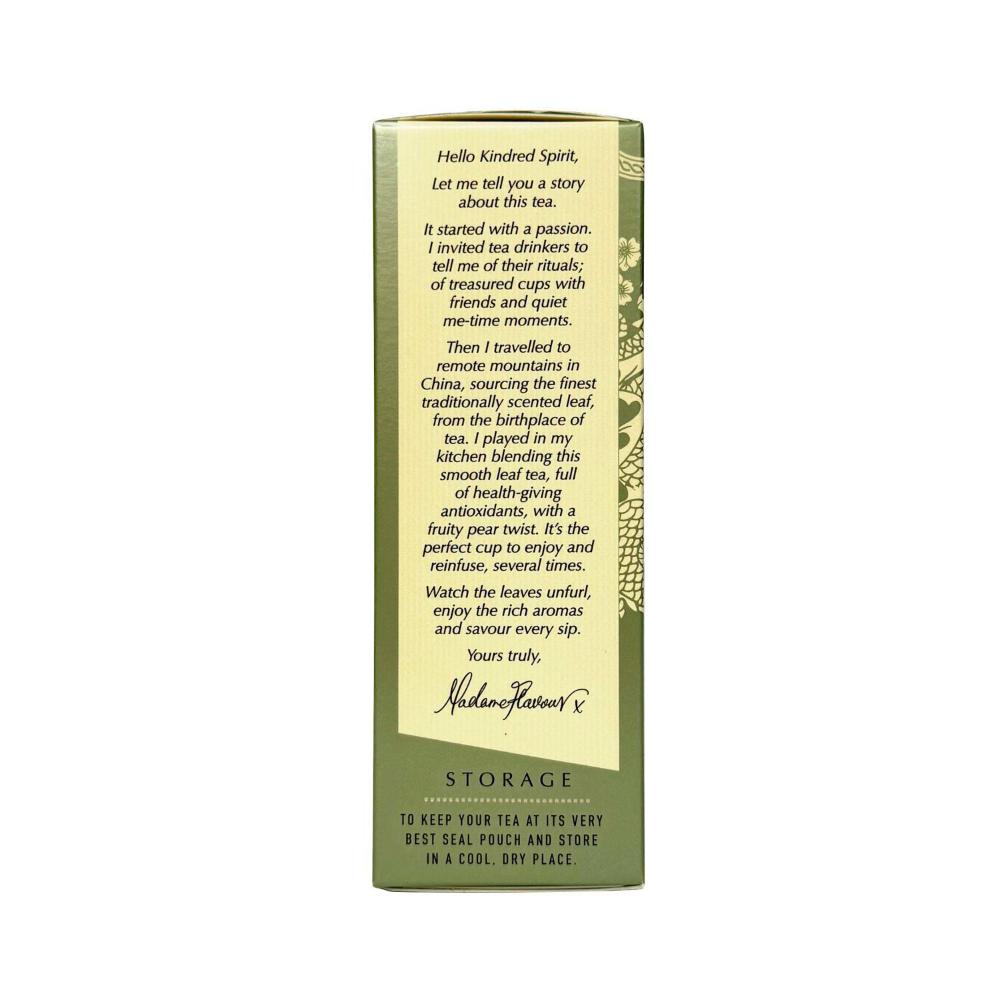 Madame Flavour Green Jasmine & Pear Tea Bags18 Pack - 36g
