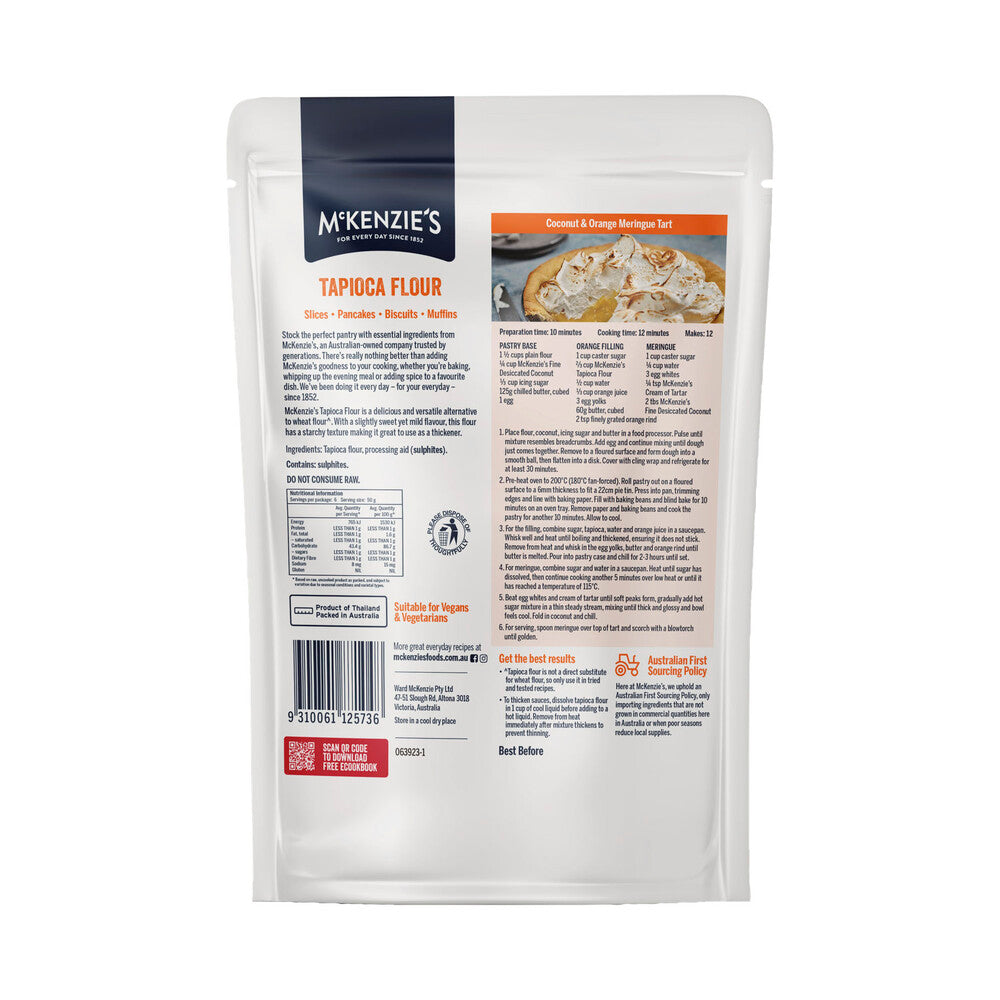 Mckenzie's Tapioca Flour Resealable - 300g