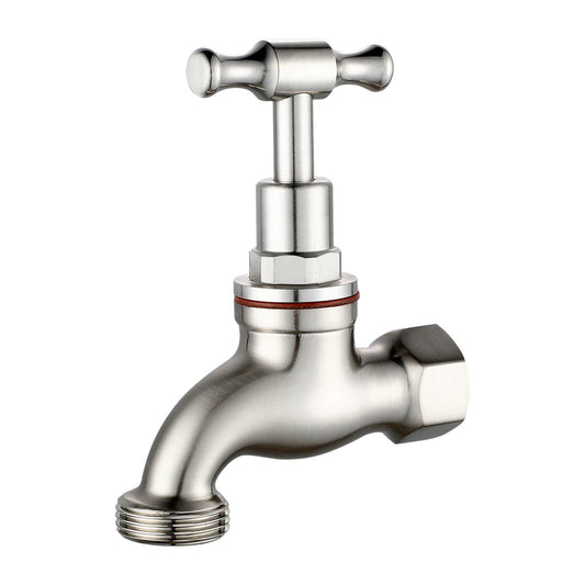 Enduraseal Stainless Steel Garden Tap Female  - 15mm, Jumper Valve