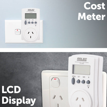 Arlec Energy Cost Electrical Meter