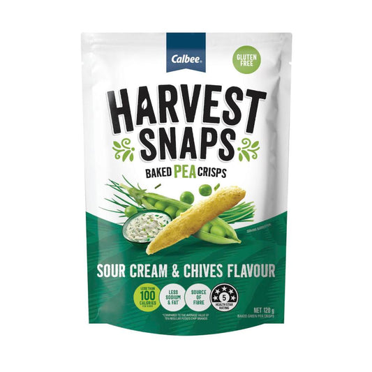 Harvest Snap Pea Sour Cream And Chives - 120g
