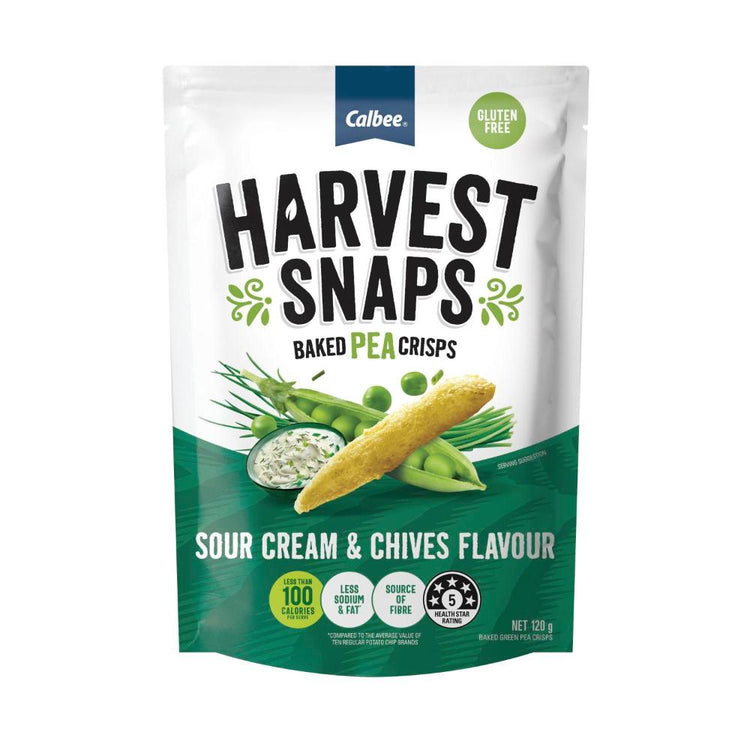 Harvest Snap Pea Sour Cream And Chives - 120g