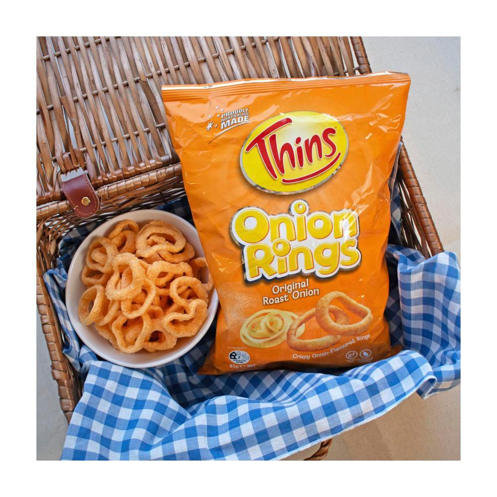 Thins Onion Rings Original Salted - 85g